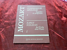 MOZART Sonaten aus der Kinderzeit Noten für Violine und Klavier 1