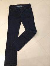 NEU Orig GUESS Hose 38 40 Jeans Lang Top 31 Hose Vintage DUNKELBLAU Swarovski