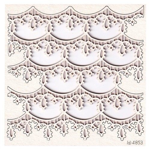 Scrapiniec dekorpappe die cut - die,