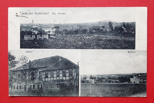 Burkersdorf bezirk dresden - ak,
