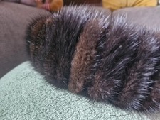 ECHT NERZ PELZ STIRNBAND PELZSTIRNBAND KOPFBAND 