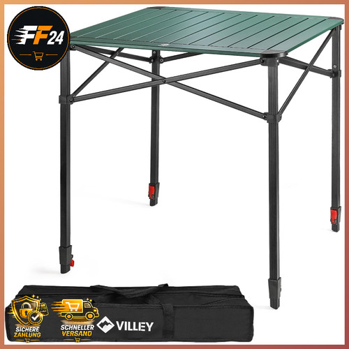 Klapptisch aluminium faltbar - aluminium,