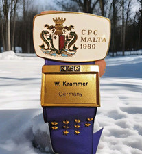 NCR National Cash Register Company CPC Century Point Club Malta emailliert rar