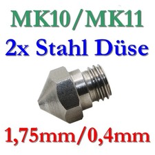 2x MK10 MK11 0,4mm Edelstahl