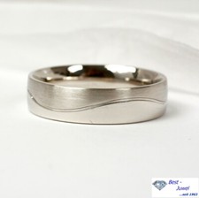 Herrenring in 585 Weißgold 14