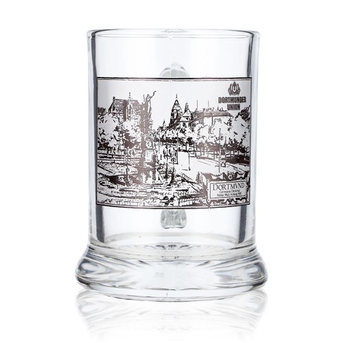Dortmunder union bier glas - dortmunder,