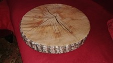 Kissen Holzmotiv, Sitzkissen, Holz Woody Style Deko Rund Kissen 