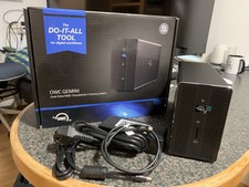 OWC Gemini Thunderbolt 3 8TB (2x4TB) RAID-Dock 1GB/s *neuwertig* schwarz