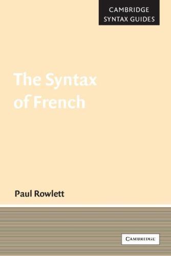The syntax french cambridge - the,