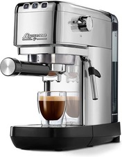 Tchibo Siebträger Espressomaschine Lapressa mit Doppelauslauf Milchschaumdüse