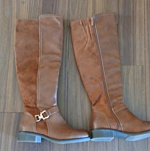 Damen kunstleder reitstiefel - damen,