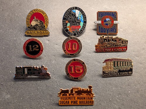 Schmalspur eisenbahn pins - 10,