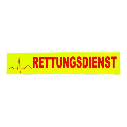 Rückenschild rettungsdienst - rückenschild,