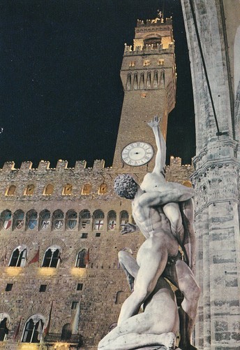 Alte postkarte florenz - -,