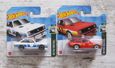 2 x Hot Wheels Ford Escort RS2000 Retro Racers 1/10