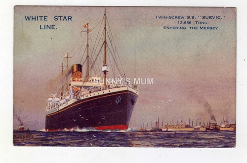 Versand white star line - star, s.s