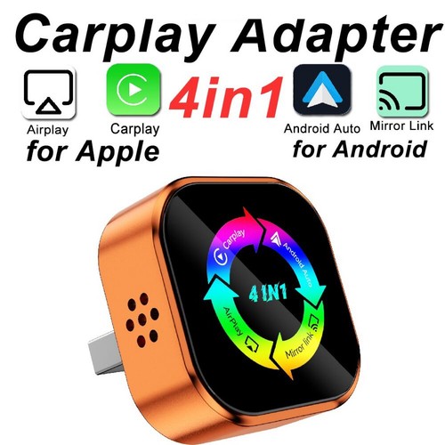 Wireless carplay adapter 4in1 - carplay,