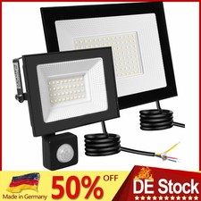 1/2/5/10/20x LED Strahler Außen Fluter mit bewegungsmelder 30W 50W 100W 200W DE