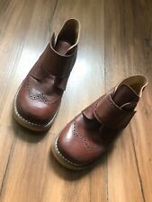 Zecchino d’Oro Mädchen Halbschuhe Gr.34 /Leder / Budapester Muster / braun