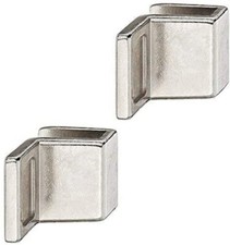 2x Glastürgriff Klemmgriff