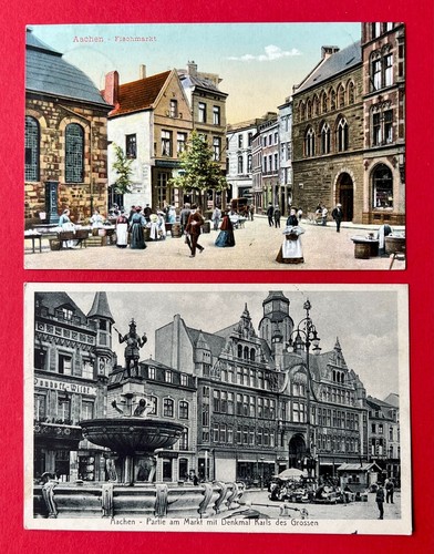 Aachen 1915 fischmarkt - x,