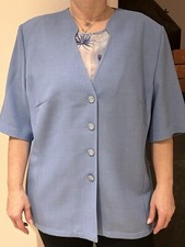 Delmod Twinset Kostüm Jacke Top Gr. 46 44 48 NEUw.