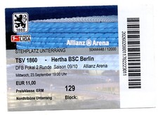 Ticket Pokal TSV 1860 München