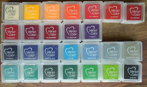 Versacolor pigment embossing - versacolor,