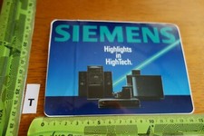 Alter Aufkleber HiFi Radio TV Foto Film Kamera Video SIEMENS