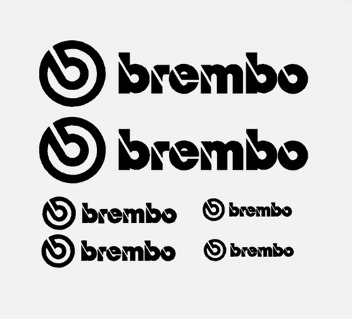 Autoaufkleber 6 brembo - 6,