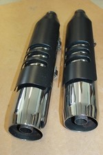 Harley Davidson Endtöpfe mit Hitzeschilder Sportster XL 1200 OEM  64900389 (453)