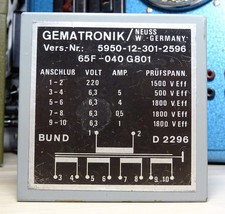 Gematronik Trafo Heiztrafo