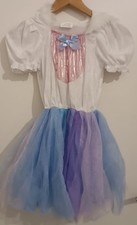 Wunderschönes Einhorn-Kleid mit Wadenwärmern + Gr. 134-140 + Kapuze