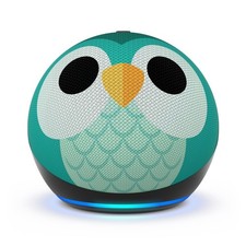 Amazon Echo Dot (5. Generation, 2022) Kids Eulen-Design