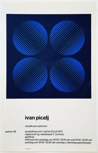 Original ivan picelj siebdruck - picelj,