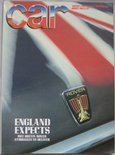 Car august 1986 featuring - car,