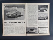 Vintage 1965 NSU Wankel Spider