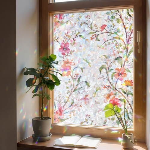 Blumen fensterfolie - blumen,