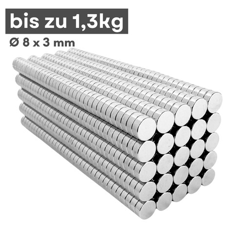 Neodym scheibenmagnet x 3 - 8,
