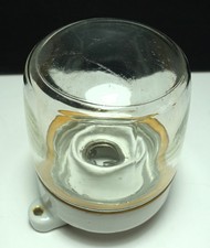 alte Glaskolbenlampe   Lindner Lisilux ca. 13cm   Wandlampe Lampe W. Wagenfeld