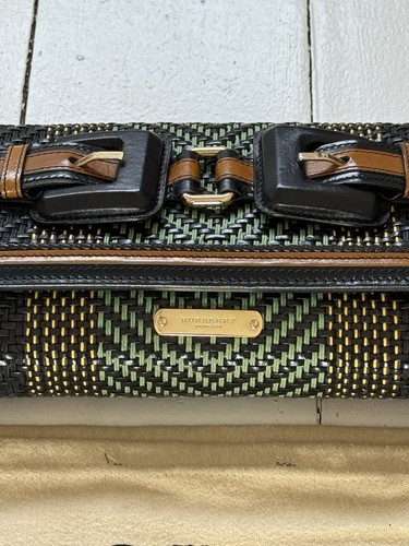 Burberry rare weaven leather - rare,