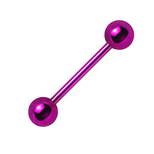 6mm lila purple piercing - purple,
