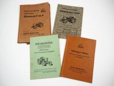 Fendt F25 P PH Dieselross Betriebsanleitung Wartung Ersatzteilliste Motor 1951