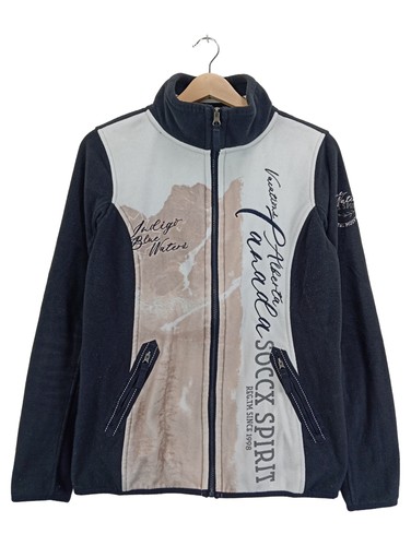 Soccx fleecejacke damen - fleecejacke, blau