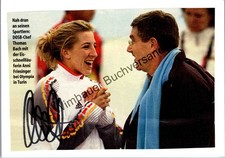 Original Autogramm Anni Friesinger Eisschnelllauf /// Autogramm Autograph 280073