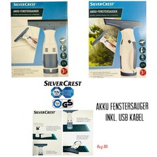 SILVERCREST Akku Fenstersauger Fensterreiniger Fensterwischer SFR 3.7 D7 , 3,7 V