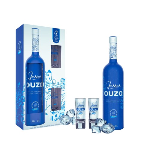 Jassas ouzo 2 - ouzo, 0,7l
