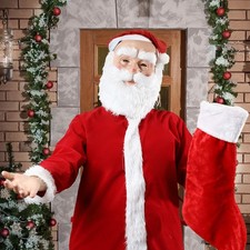 Weihnachtsmann-Maske, Cosplay-Maske für Spiel-Requisiten, Kostüm-Zubehör