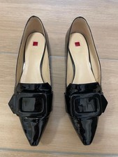 Högl Ballerina, Slipper, Lackleder schwarz Gr. 5,5 38,5