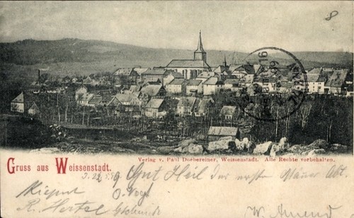Weißenstadt im - ak,